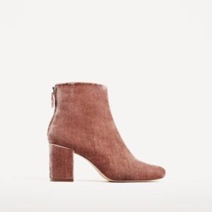 Blushe Velvet Zara Booties